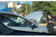 У Луцьку зітнулись два автомобілі, утворився затор (фото)