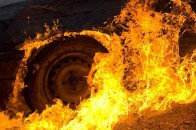 У місті на Волині горіла автівка