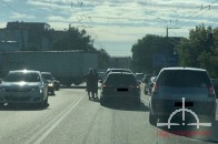 У Луцьку на перехресті − ДТП, утворився довжелезний затор (фото)