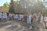 Працівники Волинської обласної психлікарні влаштували акцію протесту (фото)