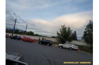 У Луцьку сталася аварія за участі чотирьох автомобілів (фото)