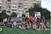 Спортивне свято: у Луцьку відкрили сучасний дитячий майданчик (фоторепортаж)