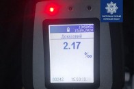 На Волині спіймали п'янючого водія