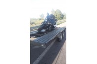 Їхав до дівчини: на трасі у кюветі знайшли мотоцикл на волинській реєстрації (фото)