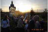 У храм поблизу Луцька привезли чудотворний образ з мощами святої