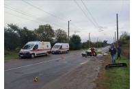 У Луцьку зіткнулися три автомобілі, один з легковиків на 