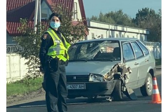 У Луцьку – аварія: два автомобілі розтрощені фото)