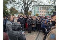 У місті на Волині підприємці пікетували міськраду (фото/відео)