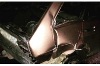 На Волині автомобіль врізався в опору, частина міських вулиць лишилася без світла