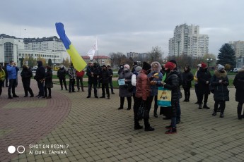 У Луцьку під стінами ОДА підприємці протестують проти 