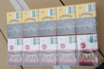 На Волині виявили рекордну партію контрабандних цигарок