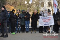 Під стінами Волиньради – черговий мітинг підприємців (фото)