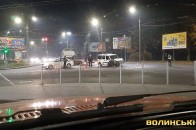 У Луцьку легковик влетів у маршрутку (фото)
