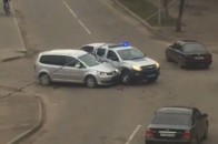 На Волині автомобіль поліції потрапив у ДТП