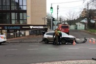 У Луцьку – аварія за участі двох автомобілів