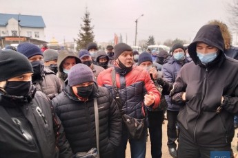 На Волині протестують шахтарі: вимагають зарплату та звільнення керівництва