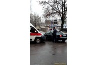У Луцьку автомобіль швидкої потрапив у ДТП