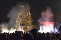 У Луцьку засяяло головне ялинкове тріо (фото)