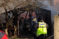 У Луцьку в гаражі вибухнув автомобіль (фото, відео)