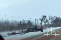 Неподалік від Луцька позашляховик злетів у кювет (відео)