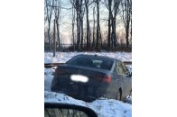 У селі неподалік Луцька автомобіль злетів у кювет (фото)
