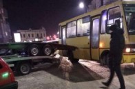 На Волині маршрутка в'їхала в евакуатор (фото)