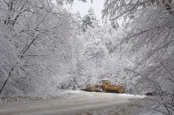 На волинській трасі через негоду обмежили рух транспорту