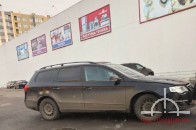 У Луцьку на парковці не розминулись два автомобілі (фото)