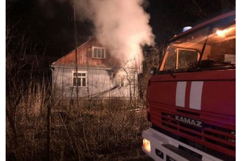 На Волині горів житловий будинок (фото)