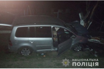 У селі поблизу Луцька автомобіль на швидкості злетів у кювет, водія госпіталізували (фото)