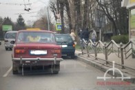 У Луцьку на проспекті зіткнулись два автомобілі (фото)