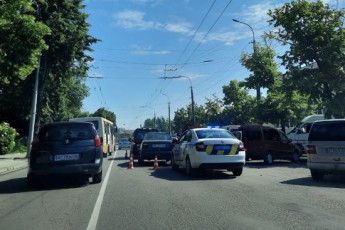 У Луцьку біля ринку трапилась аварія (фото)
