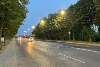 На луцькій вулиці облаштували нове LED освітлення