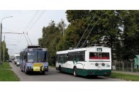 У Луцьку за 41 тисячу гривень пофарбують три старих тролейбуси